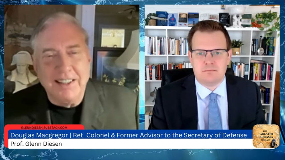 ダグラス・マクレガー氏のスクリーンショット