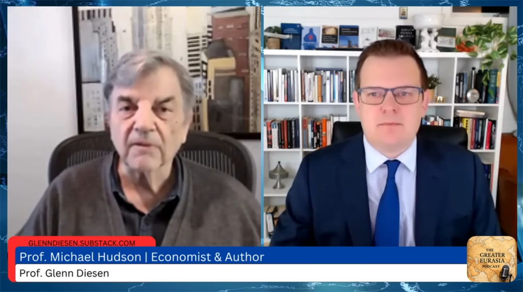 Michael Hudson氏のスクリーンショット