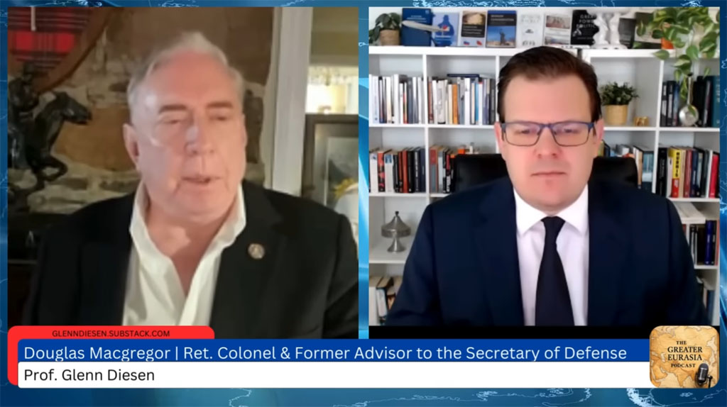 Douglas Macgregor氏のスクリーンショット