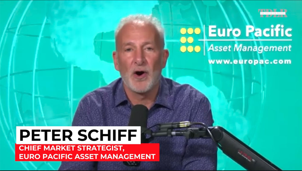 ピーター・シフ氏のスクリーンショット