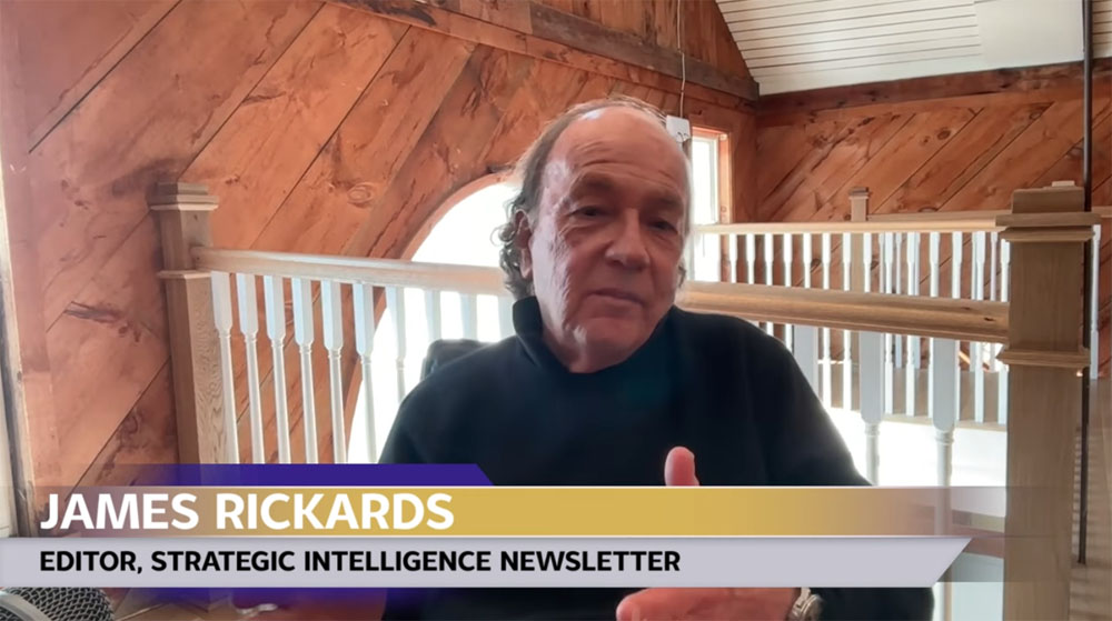 ジェームズ・リカーズ氏のスクリーンショット