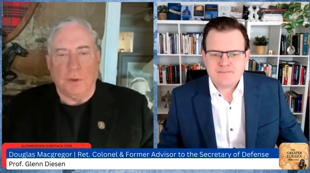 ダグラス・マクレガー氏のスクリーンショット