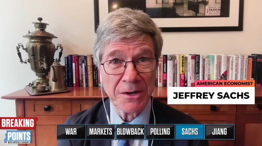 ジェフリー・サックス教授のスクリーンショット