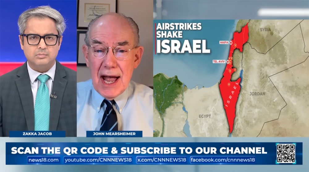 ジョン・ミアシャイマー教授のスクリーンショット