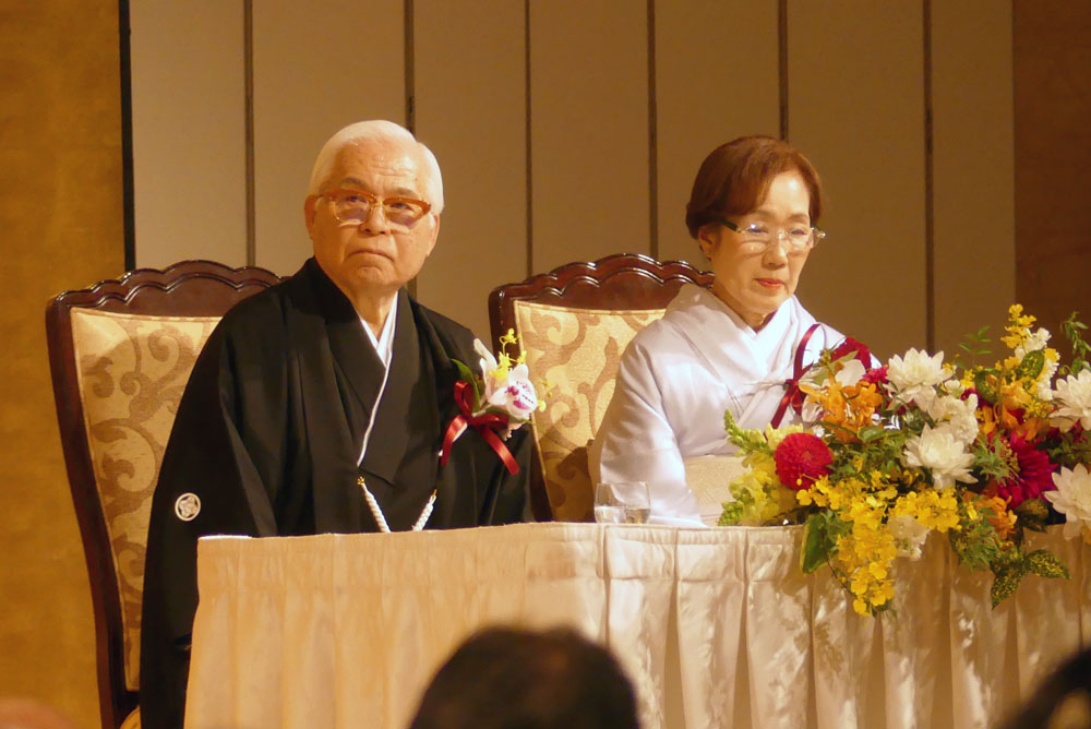 白波瀬会長夫妻